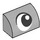LEGO Gris pierre moyen Pente 1 x 2 Incurvé avec Eye (106101 / 106106)