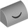 LEGO Medium Stone Gray Slope 1 x 2 Curved with Smile Line (106102 / 106107)