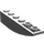 LEGO Gris pierre moyen Pente 1 x 6 Incurvé Inversé (41763 / 42023)