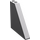 LEGO Medium Stone Gray Slope 1 x 6 x 5 (55°) without Bottom Stud Holders (30249)