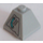 LEGO Gris pierre moyen Pente 2 x 2 (45°) Coin avec Tuyau et Noir Vents Autocollant (3045)