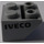 LEGO Medium Steengrijs Helling 2 x 2 (45°) Omgekeerd met &#039;IVECO&#039; (Links) Sticker met platte afstandsring eronder (3660)