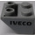 LEGO Medium Stone Gray Slope 2 x 2 (45°) Inverted with &#039;IVECO&#039; (Right) Sticker with Flat Spacer Underneath (3660)