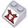 LEGO Mittleres Steingrau Steigung 2 x 2 (45°) mit Team Extreme Logo Aufkleber (3039 / 6227)