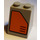 LEGO Medium Stone Gray Slope 2 x 2 x 2 (65°) with orange vent Sticker with Bottom Tube (3678)