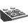 LEGO Mittleres Steingrau Steigung 2 x 3 (25°) Invertiert ohne Verbindungen zwischen Bolzen (3747)