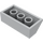 LEGO Medium Stone Gray Slope 2 x 4 (45°) with Rough Surface (3037)