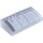 LEGO Medium Stone Gray Slope 2 x 4 Curved with Gray Pattern, Type 4 Sticker with Bottom Tubes (88930)