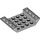 LEGO Mittleres Steingrau Steigung 4 x 6 (45°) Doppelt Invertiert mit Open Center ohne Löcher (30283 / 60219)