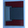 LEGO Gris pierre moyen Pente 6 x 8 (10°) avec rouge et grise Panels 7675 Autocollant (4515)
