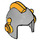 LEGO Medium Stone Gray Space Helmet - Retro with Orange (31893 / 33710)