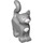 LEGO Medium Stone Gray Standing Cat with Long Tail with White Chest (14285 / 80829)