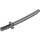 LEGO Mittleres Steingrau Schwert mit achteckiger Wache (Katana) (30173 / 88420)