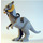 LEGO Medium Stone Gray Tauntaun (Short Hard Tail Tip)