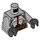 LEGO Medium Stone Gray Tech Minifig Torso (973 / 76382)