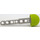 LEGO Medium Stone Gray Technic Arrow with Solid Lime Rubber End (76110)