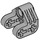LEGO Medium Stone Gray Technic Cross Block 2 x 2 x 2 Bent 90 Split (Pin/Twin Axle) (42193 / 92907)