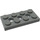 LEGO Medium Stone Gray Technic Plate 2 x 4 with Holes (3709)