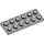 LEGO Gris pierre moyen Technic assiette 2 x 6 avec des trous (32001)