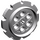 LEGO Medium Stone Gray Technic Sprocket Wheel Ø40.4 (57519)