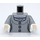 LEGO Medium Stone Gray The Grey Lady Minifig Torso (973 / 76382)