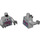 LEGO Medium Stone Gray The Kraang Medium Stone Gray Exo-Suit Body with Back Barb Minifig Torso (973 / 76382)