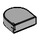 LEGO Gris pierre moyen Tuile 1 x 1 Demi Oval (24246 / 35399)