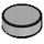 LEGO Medium Stone Gray Tile 1 x 1 Round (35381 / 98138)