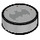 LEGO Gris pierre moyen Tuile 1 x 1 Rond avec Batman logo (35380 / 65308)