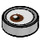 LEGO Gris pierre moyen Tuile 1 x 1 Rond avec Minion Eye (35380 / 69069)