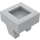 LEGO Medium Stone Gray Tile 1 x 1 with Clip (No Cut in Center) (2555 / 12825)