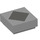 LEGO Medium Stone Gray Tile 1 x 1 with Gray Diamond Square with Groove (3070 / 79884)