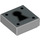 LEGO Medium Stone Gray Tile 1 x 1 with Key Hole with Groove (3070)