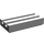 LEGO Gris pierre moyen Tuile 1 x 2 Grille (avec Bottom Groove) (2412 / 30244)