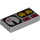 LEGO Gris pierre moyen Tuile 1 x 2 avec Cockpit Dials avec rainure (3069 / 50290)