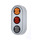 LEGO Medium Stone Gray Tile 1 x 2 with Rounded Ends with Traffic Lights (1126 / 100665)