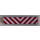 LEGO Medium Stone Gray Tile 1 x 4 with Red and White Chevron Danger Stripes Sticker (2431)