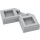 LEGO Mittleres Steingrau Fliese 2 x 2 Ecke mit Cutouts (27263)