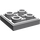 LEGO Mittleres Steingrau Fliese 2 x 2 Invertiert (11203)