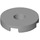 LEGO Medium Stone Gray Tile 2 x 2 Round with Hole in Center (15535)