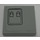 LEGO Medium Stone Gray Tile 2 x 2 with Plate with Rectangles (Right) Sticker with Groove (3068)
