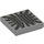LEGO Medium Stone Gray Tile 2 x 2 with Silver Number &quot;10&quot; and Rays Around with Groove (3068)