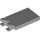 LEGO Medium Stone Gray Tile 2 x 3 with Horizontal Clips (Thick Open &#039;O&#039; Clips) (30350 / 65886)