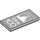 LEGO Medium Stone Gray Tile 2 x 4 with &#039;Disney 100&#039; (87079 / 104298)