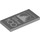 LEGO Medium Stone Gray Tile 2 x 4 with &#039;Disney 100&#039; (87079 / 104298)