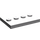 LEGO Gris pierre moyen Tuile 3 x 4 avec Quatre Goujons (17836 / 88646)
