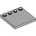 LEGO Medium Stone Gray Tile 4 x 4 with Studs on Edge (6179)