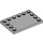 LEGO Mittleres Steingrau Fliese 4 x 6 mit Noppen auf 3 Edges (6180)