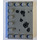 LEGO Medium Stone Gray Tile 4 x 6 with Studs on 3 Edges with Bullet holes from UCS Millennium Falcon Sticker (6180)
