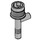 LEGO Medium Stone Gray Torch with Grooves (3959)